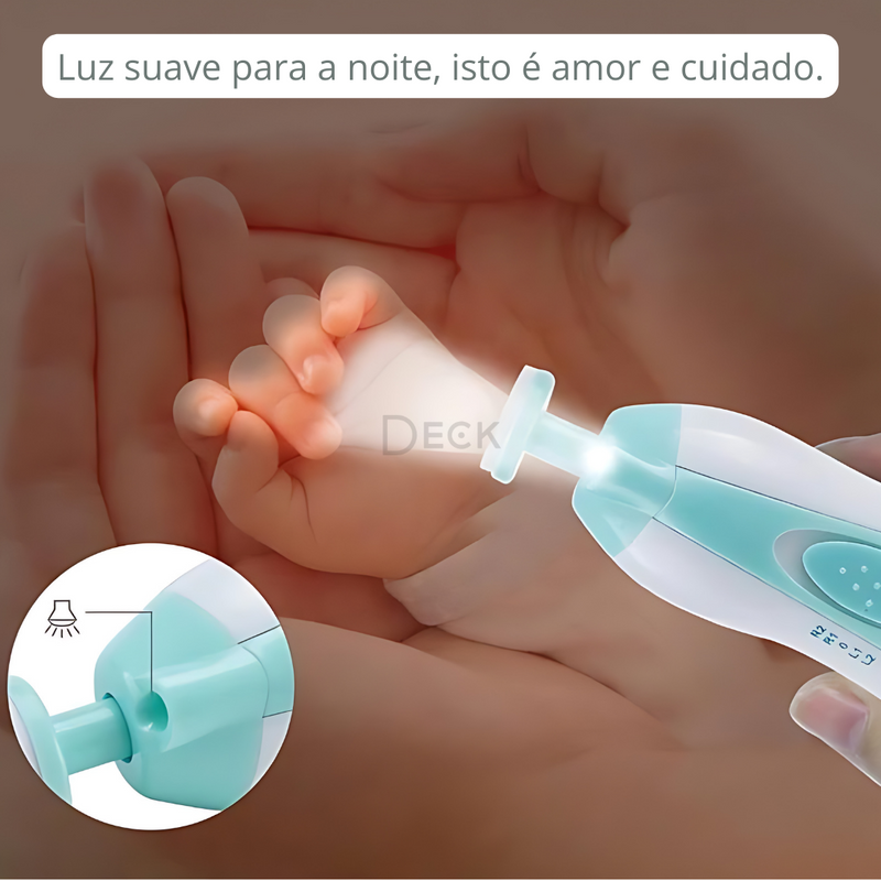 Lixa de unhas elétrica para bebê